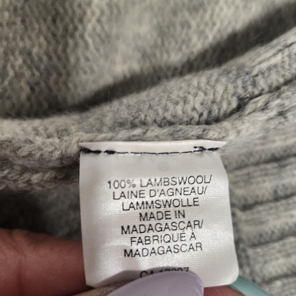 Gap - Navy Blue Lambswool Sweater - Size M - Picture 4 of 4